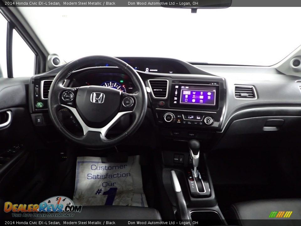Dashboard of 2014 Honda Civic EX-L Sedan Photo #26