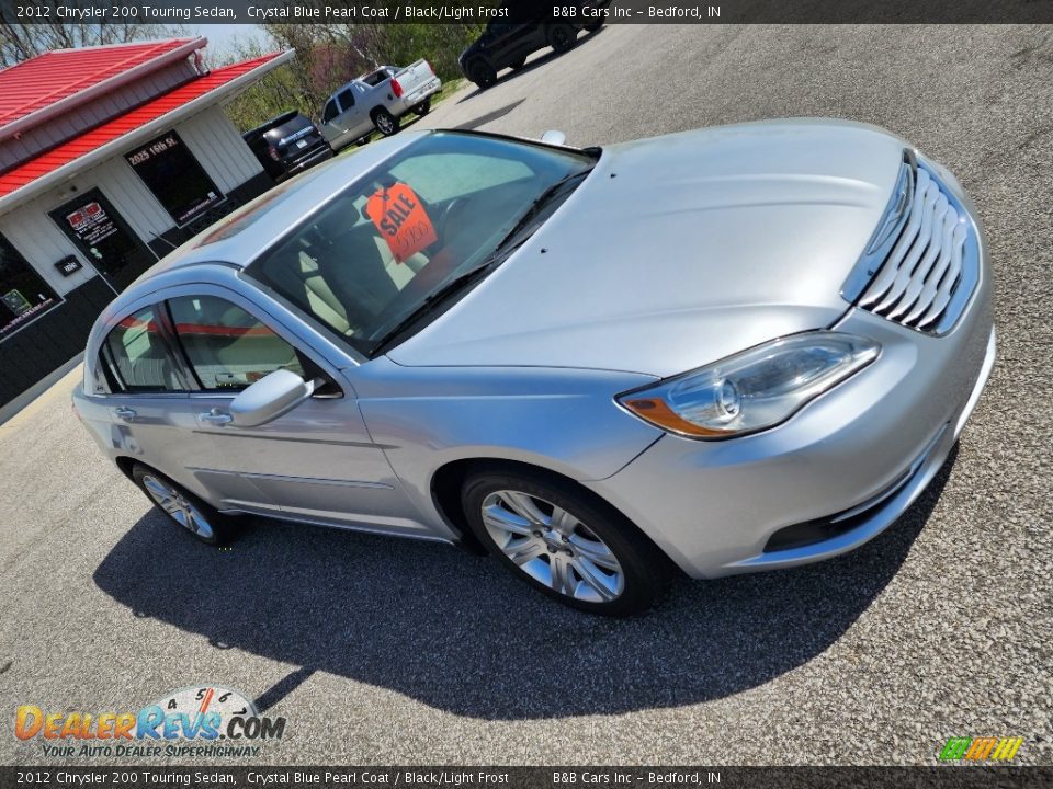 2012 Chrysler 200 Touring Sedan Crystal Blue Pearl Coat / Black/Light Frost Photo #19