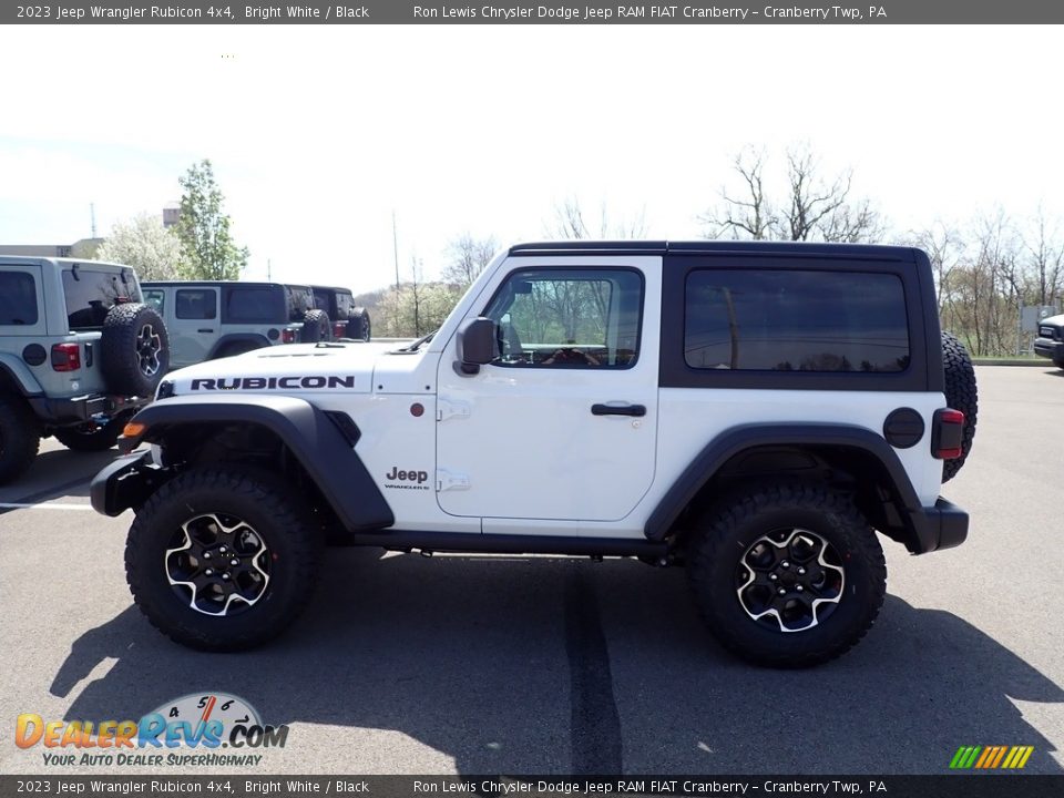 2023 Jeep Wrangler Rubicon 4x4 Bright White / Black Photo #2