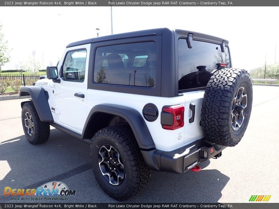 2023 Jeep Wrangler Rubicon 4x4 Bright White / Black Photo #3