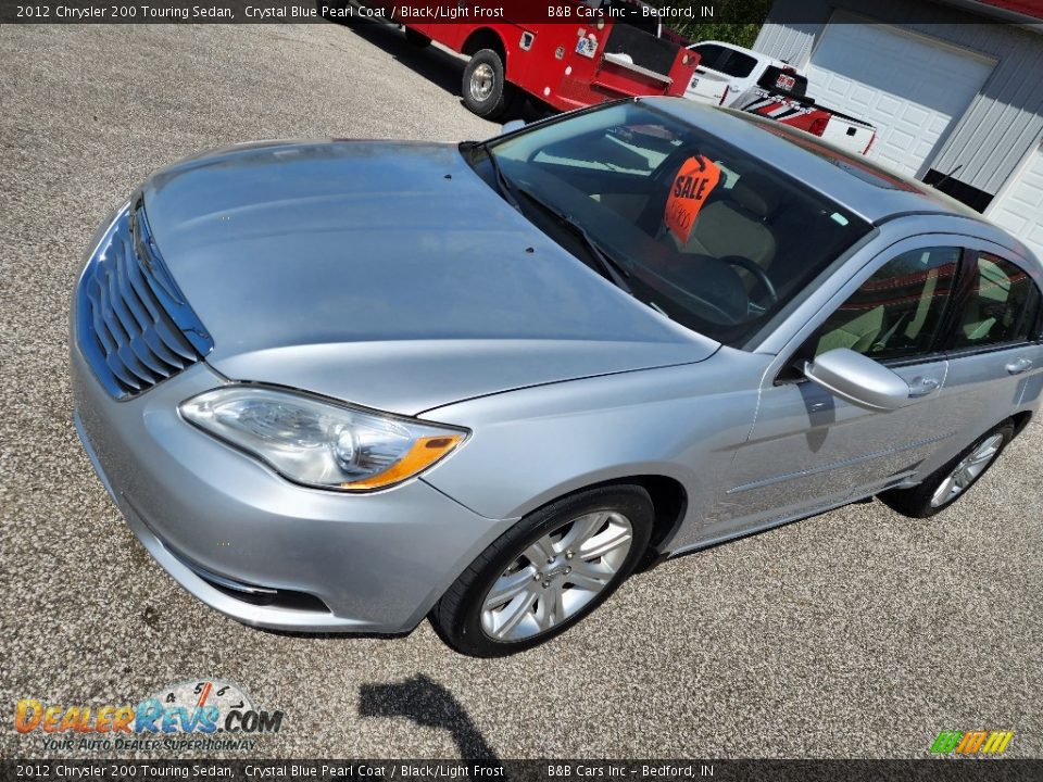 2012 Chrysler 200 Touring Sedan Crystal Blue Pearl Coat / Black/Light Frost Photo #20