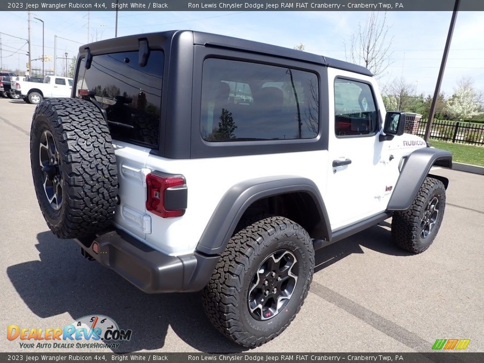 2023 Jeep Wrangler Rubicon 4x4 Bright White / Black Photo #5