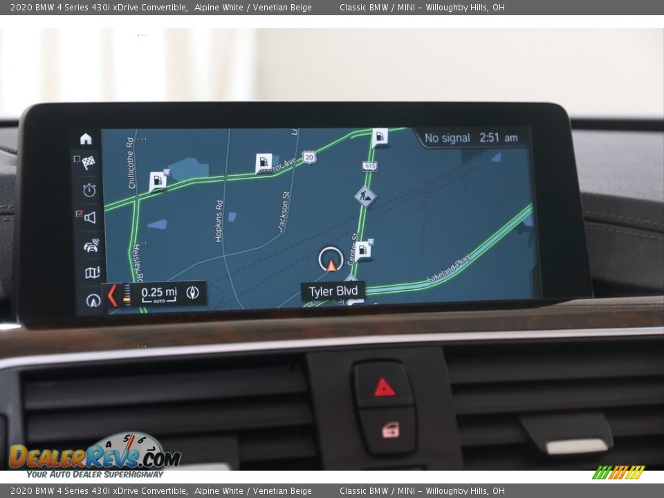 Navigation of 2020 BMW 4 Series 430i xDrive Convertible Photo #13