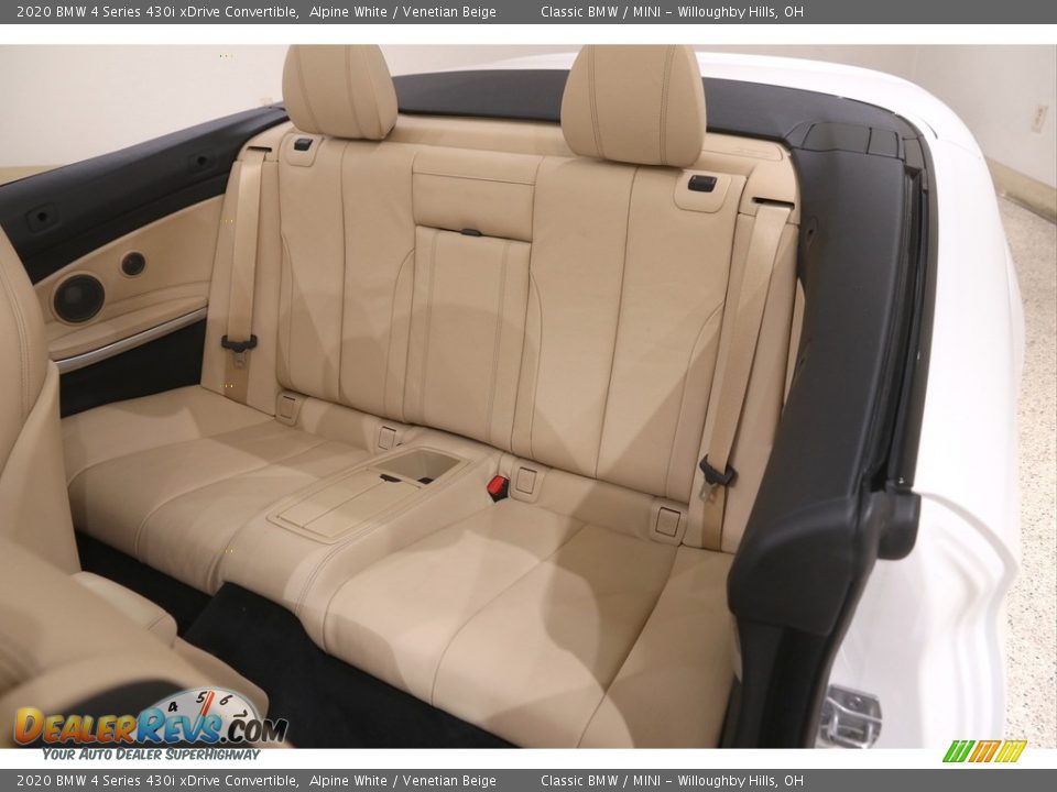 Rear Seat of 2020 BMW 4 Series 430i xDrive Convertible Photo #21