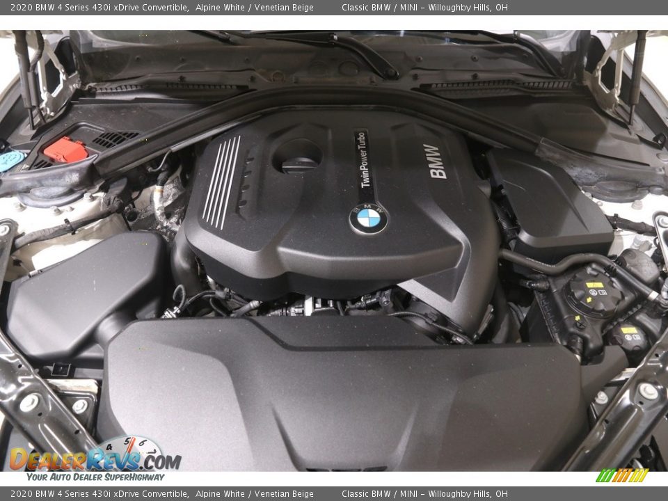 2020 BMW 4 Series 430i xDrive Convertible 2.0 Liter DI TwinPower Turbocharged DOHC 16-Valve VVT 4 Cylinder Engine Photo #23