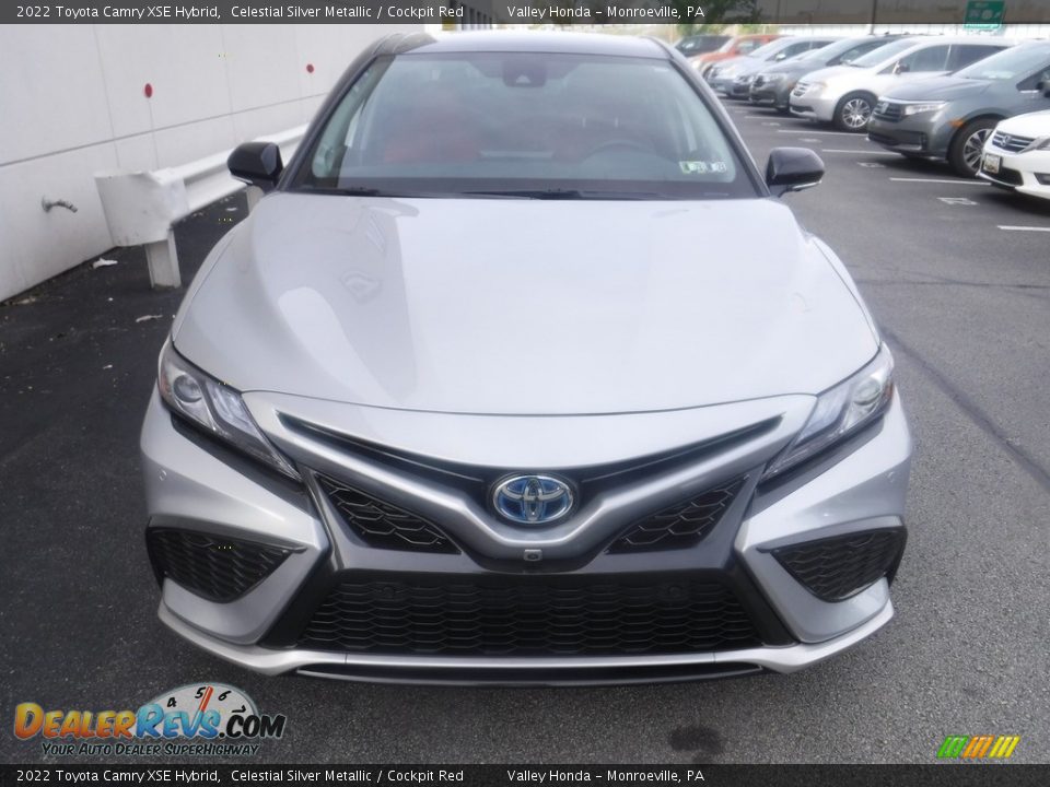 2022 Toyota Camry XSE Hybrid Celestial Silver Metallic / Cockpit Red Photo #5