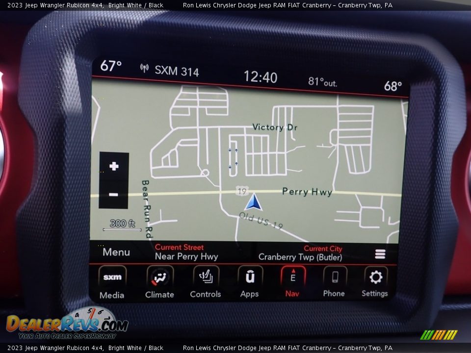 Navigation of 2023 Jeep Wrangler Rubicon 4x4 Photo #18