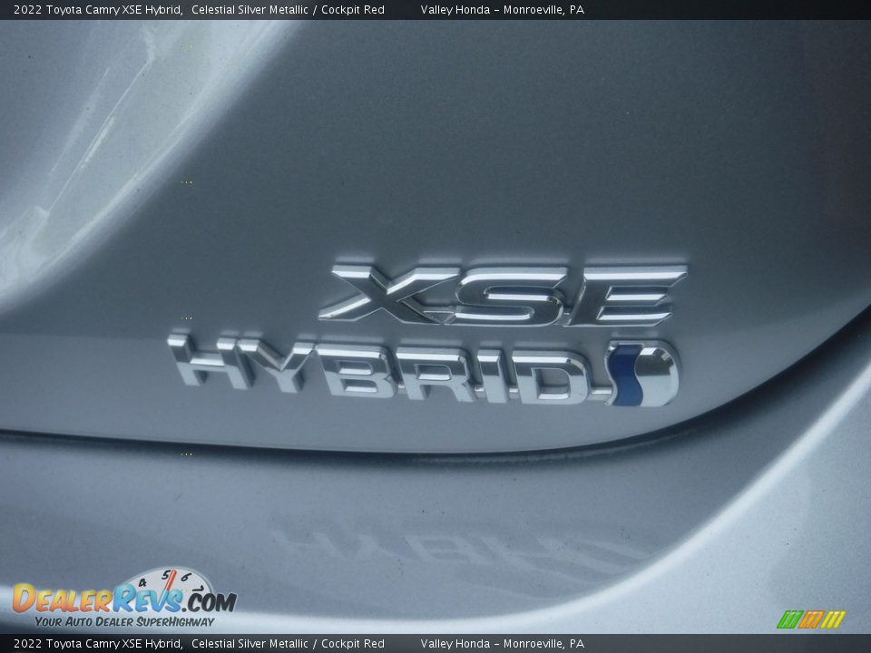 2022 Toyota Camry XSE Hybrid Celestial Silver Metallic / Cockpit Red Photo #8