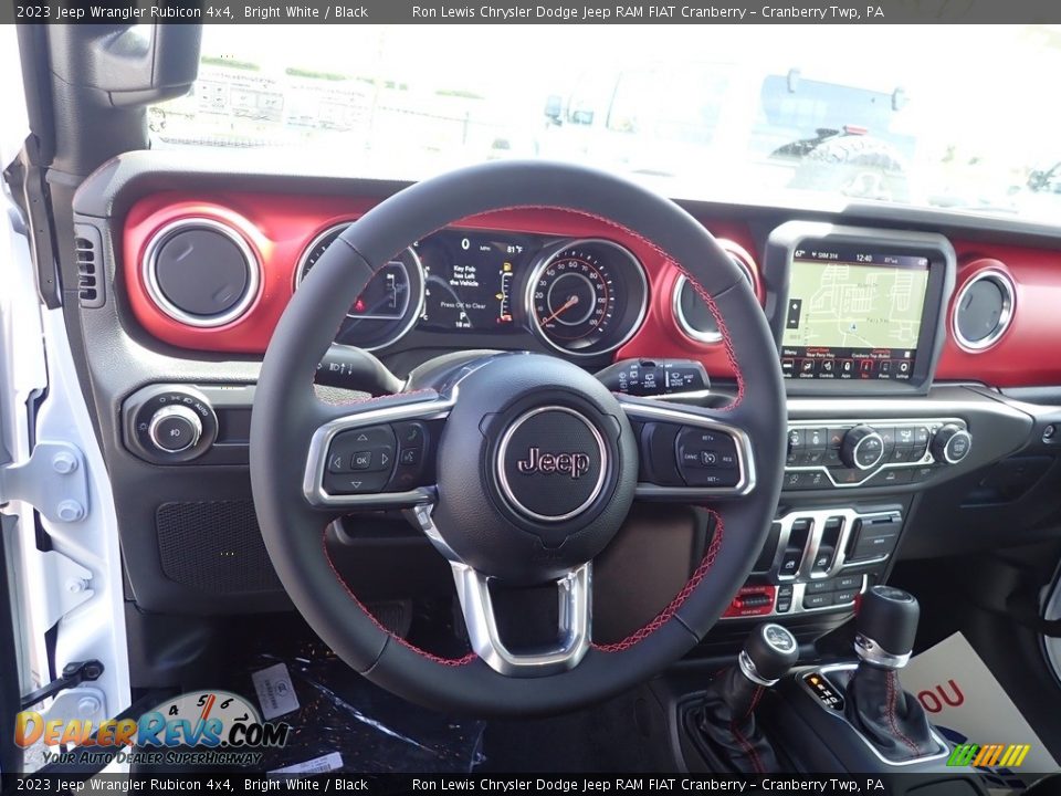 Dashboard of 2023 Jeep Wrangler Rubicon 4x4 Photo #19