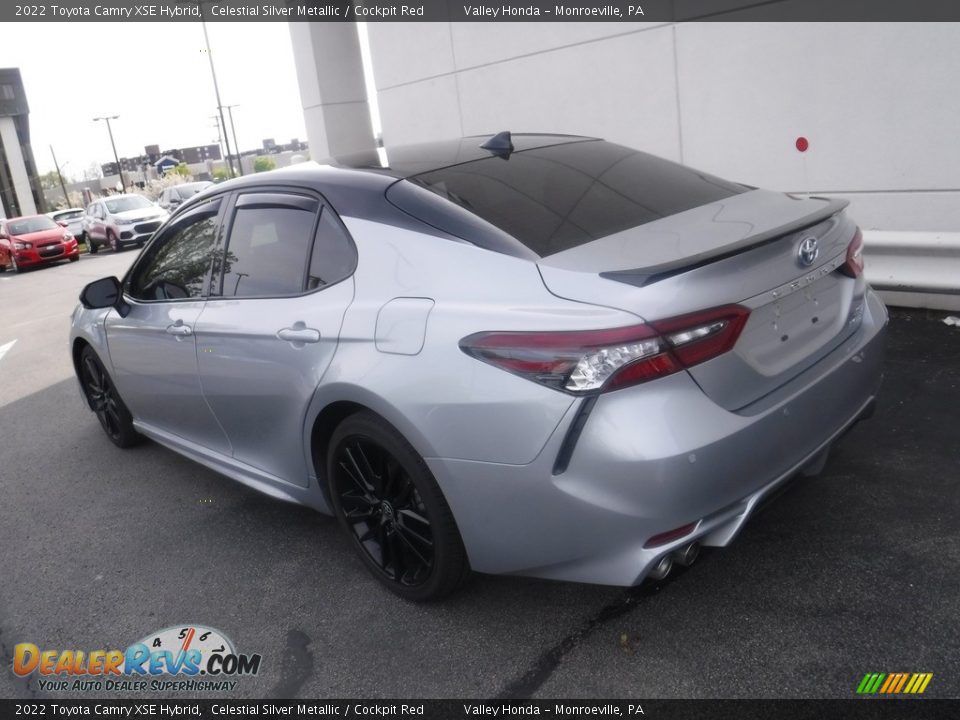 2022 Toyota Camry XSE Hybrid Celestial Silver Metallic / Cockpit Red Photo #10