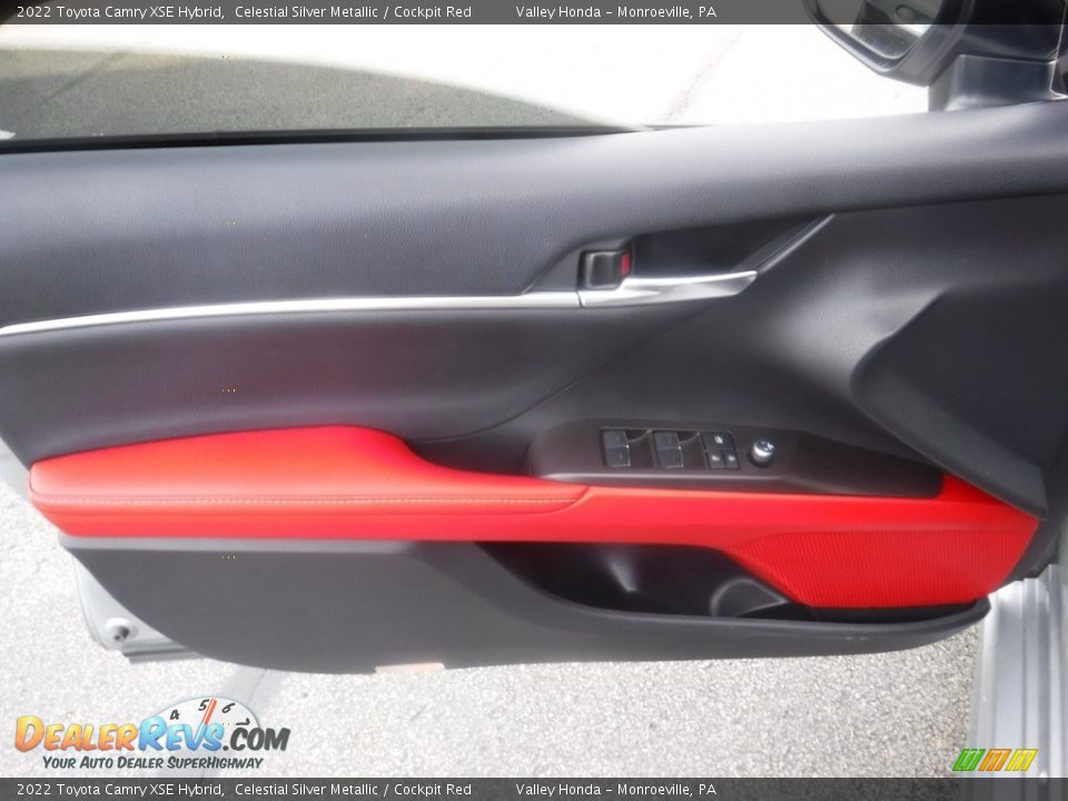 2022 Toyota Camry XSE Hybrid Celestial Silver Metallic / Cockpit Red Photo #12