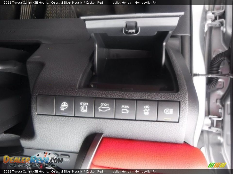 2022 Toyota Camry XSE Hybrid Celestial Silver Metallic / Cockpit Red Photo #14