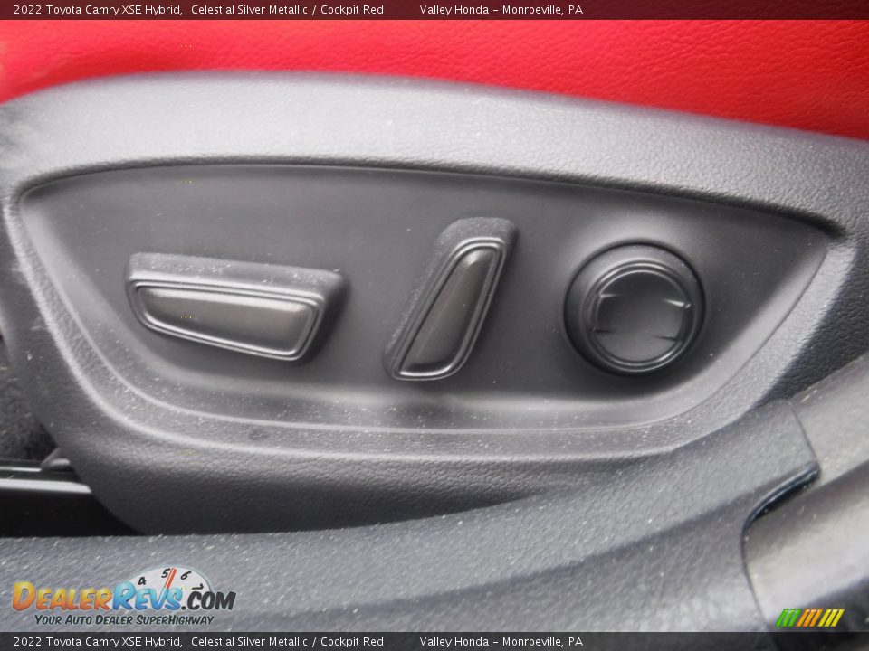 2022 Toyota Camry XSE Hybrid Celestial Silver Metallic / Cockpit Red Photo #15