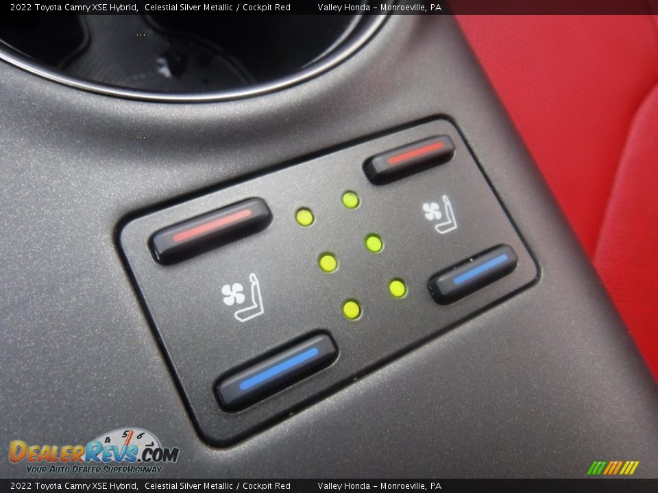 2022 Toyota Camry XSE Hybrid Celestial Silver Metallic / Cockpit Red Photo #18