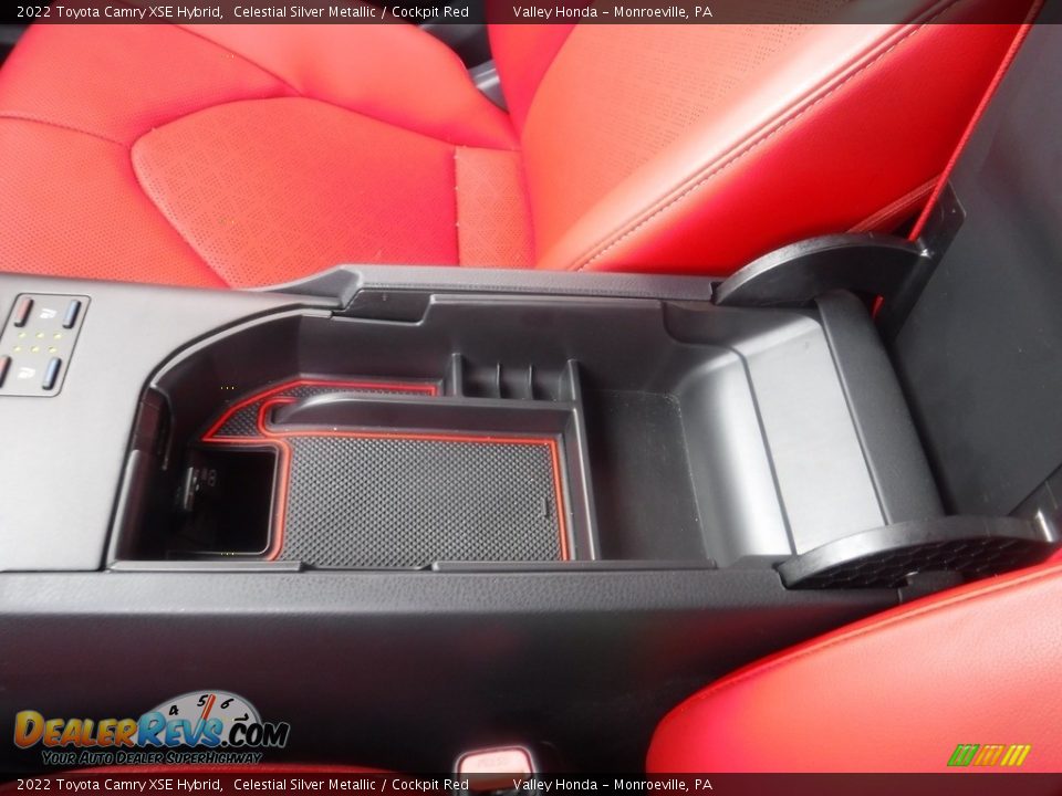 2022 Toyota Camry XSE Hybrid Celestial Silver Metallic / Cockpit Red Photo #19