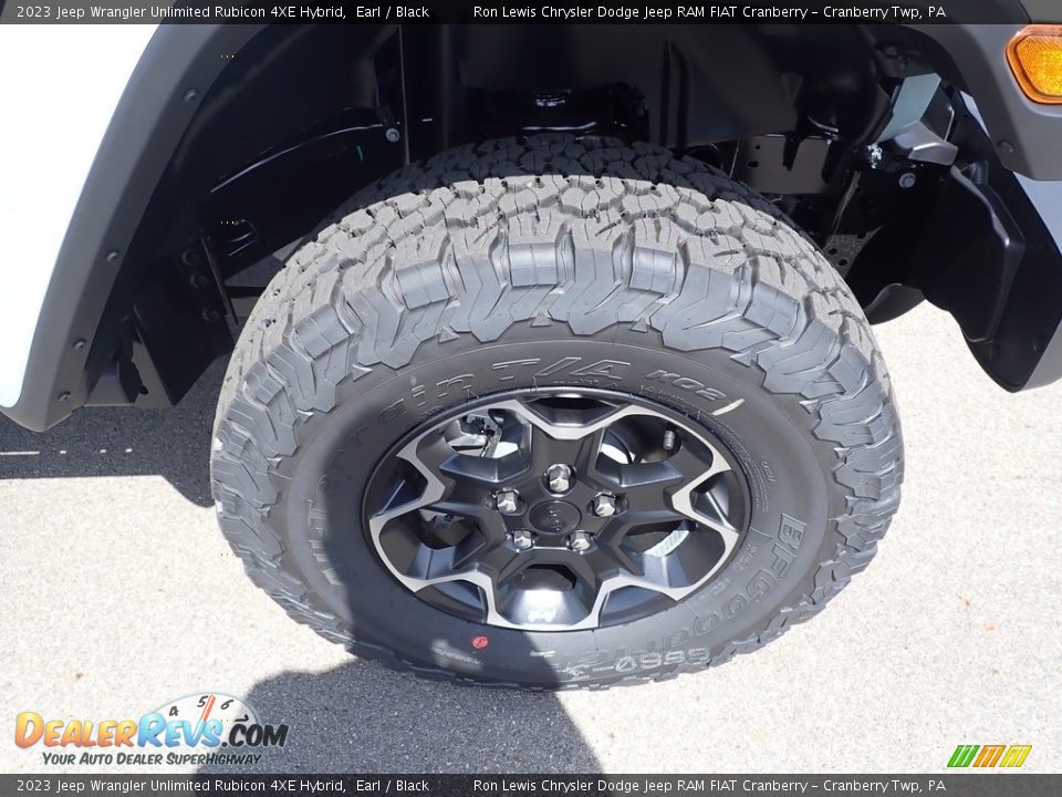 2023 Jeep Wrangler Unlimited Rubicon 4XE Hybrid Earl / Black Photo #9