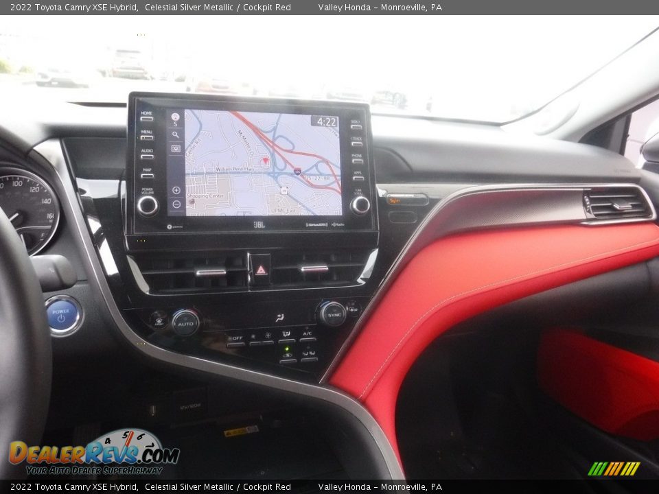 2022 Toyota Camry XSE Hybrid Celestial Silver Metallic / Cockpit Red Photo #21