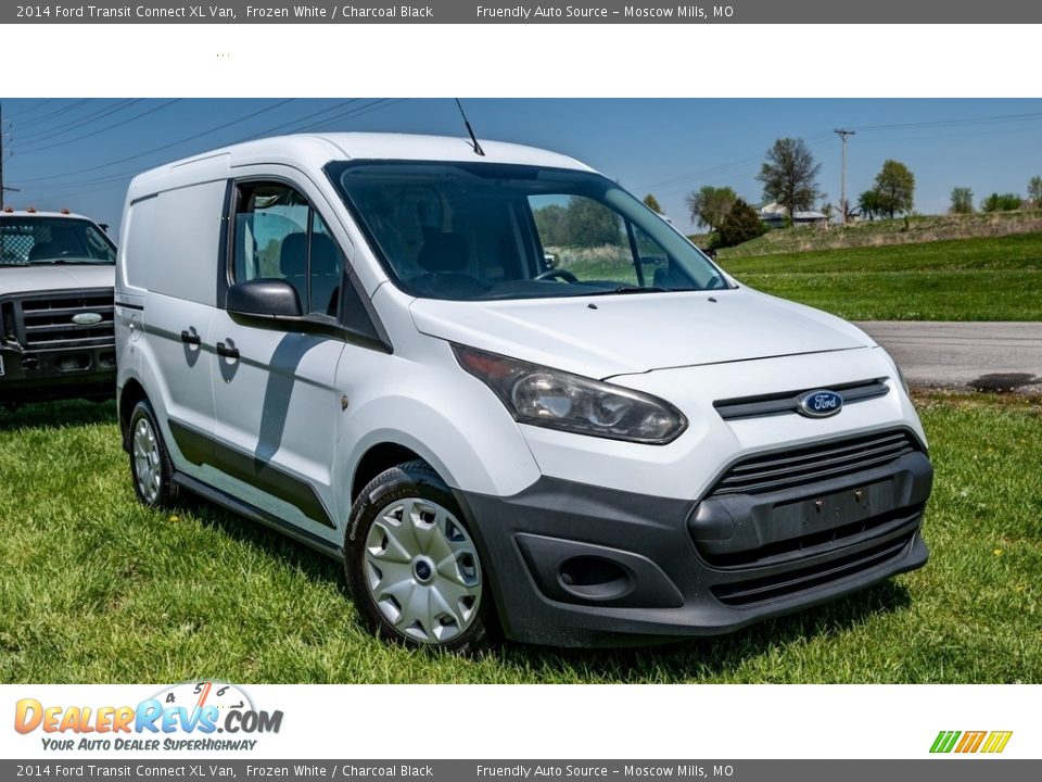 2014 Ford Transit Connect XL Van Frozen White / Charcoal Black Photo #1