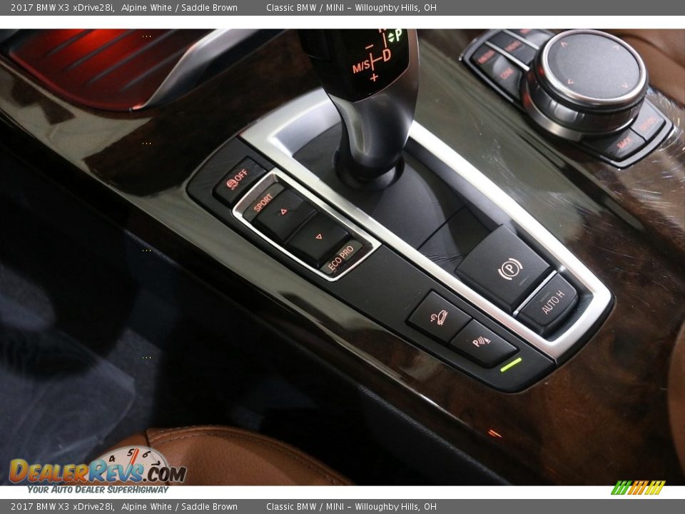 2017 BMW X3 xDrive28i Alpine White / Saddle Brown Photo #17