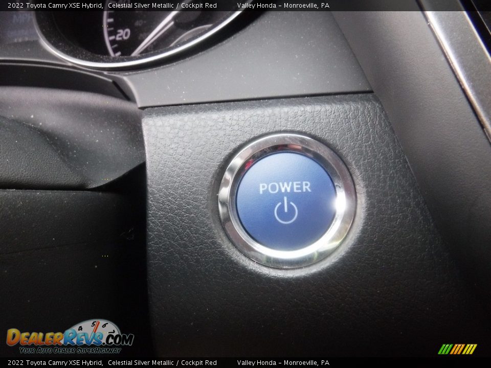 2022 Toyota Camry XSE Hybrid Celestial Silver Metallic / Cockpit Red Photo #22