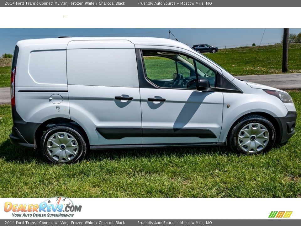 2014 Ford Transit Connect XL Van Frozen White / Charcoal Black Photo #3