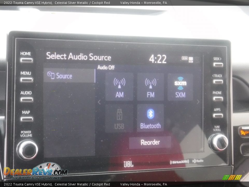 2022 Toyota Camry XSE Hybrid Celestial Silver Metallic / Cockpit Red Photo #26