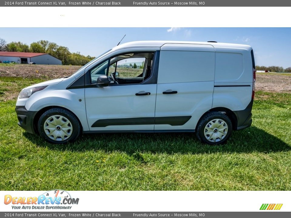 2014 Ford Transit Connect XL Van Frozen White / Charcoal Black Photo #7