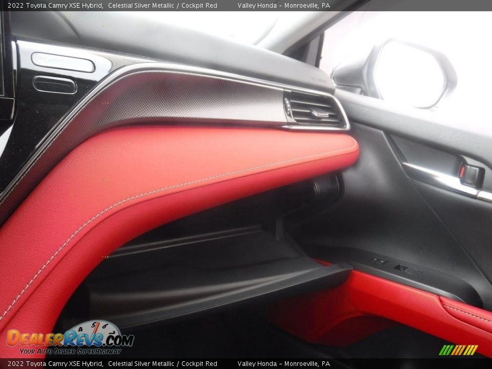 2022 Toyota Camry XSE Hybrid Celestial Silver Metallic / Cockpit Red Photo #30