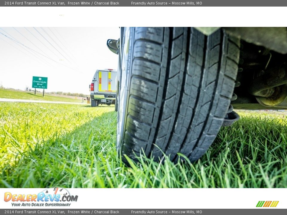 2014 Ford Transit Connect XL Van Frozen White / Charcoal Black Photo #13