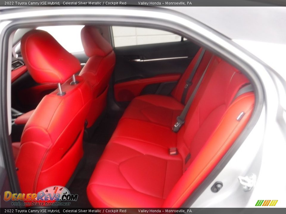2022 Toyota Camry XSE Hybrid Celestial Silver Metallic / Cockpit Red Photo #32