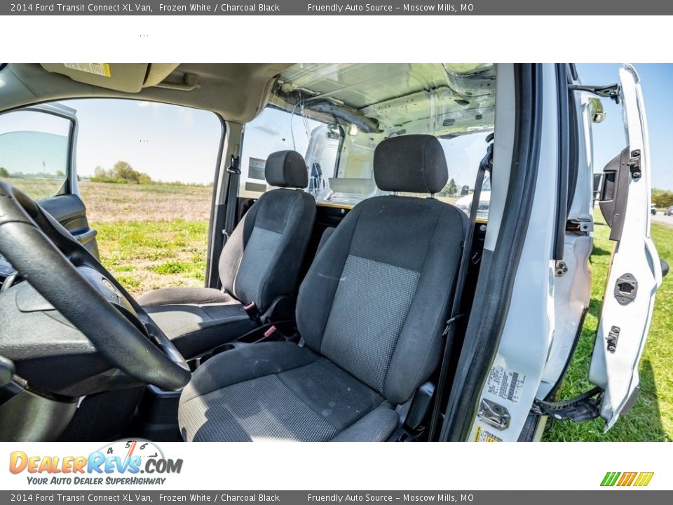 2014 Ford Transit Connect XL Van Frozen White / Charcoal Black Photo #16