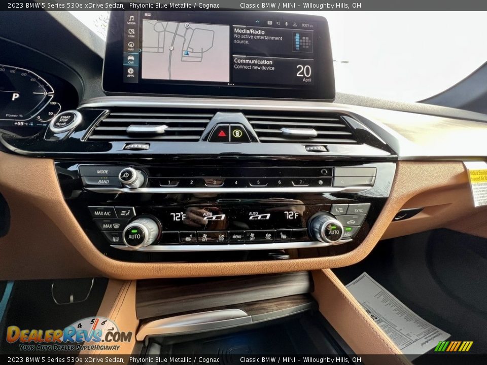 Controls of 2023 BMW 5 Series 530e xDrive Sedan Photo #7