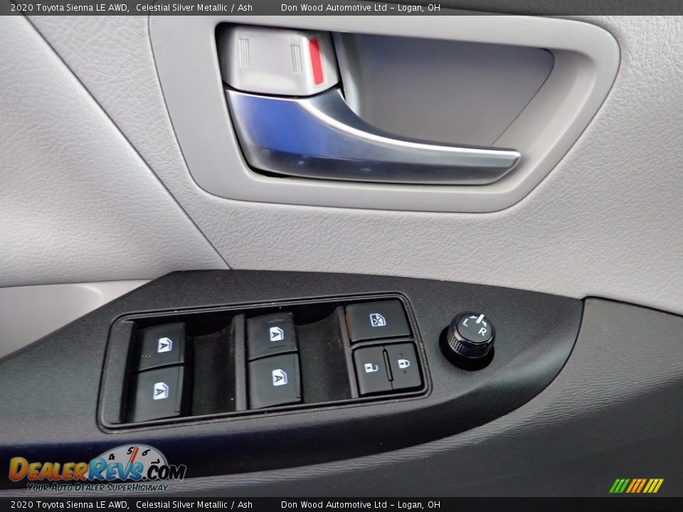 2020 Toyota Sienna LE AWD Celestial Silver Metallic / Ash Photo #12