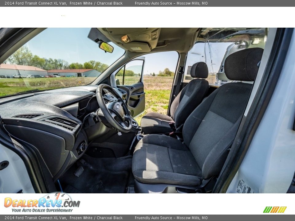 2014 Ford Transit Connect XL Van Frozen White / Charcoal Black Photo #17