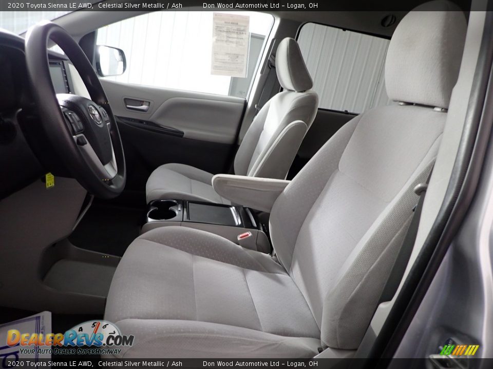 2020 Toyota Sienna LE AWD Celestial Silver Metallic / Ash Photo #14