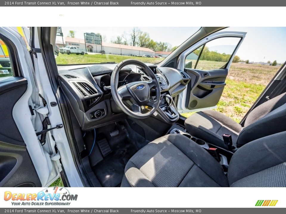 2014 Ford Transit Connect XL Van Frozen White / Charcoal Black Photo #18