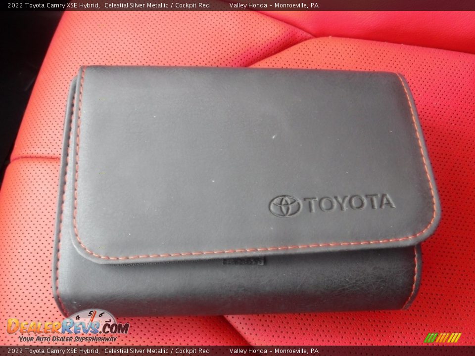 2022 Toyota Camry XSE Hybrid Celestial Silver Metallic / Cockpit Red Photo #36