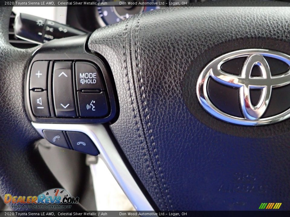 2020 Toyota Sienna LE AWD Celestial Silver Metallic / Ash Photo #16
