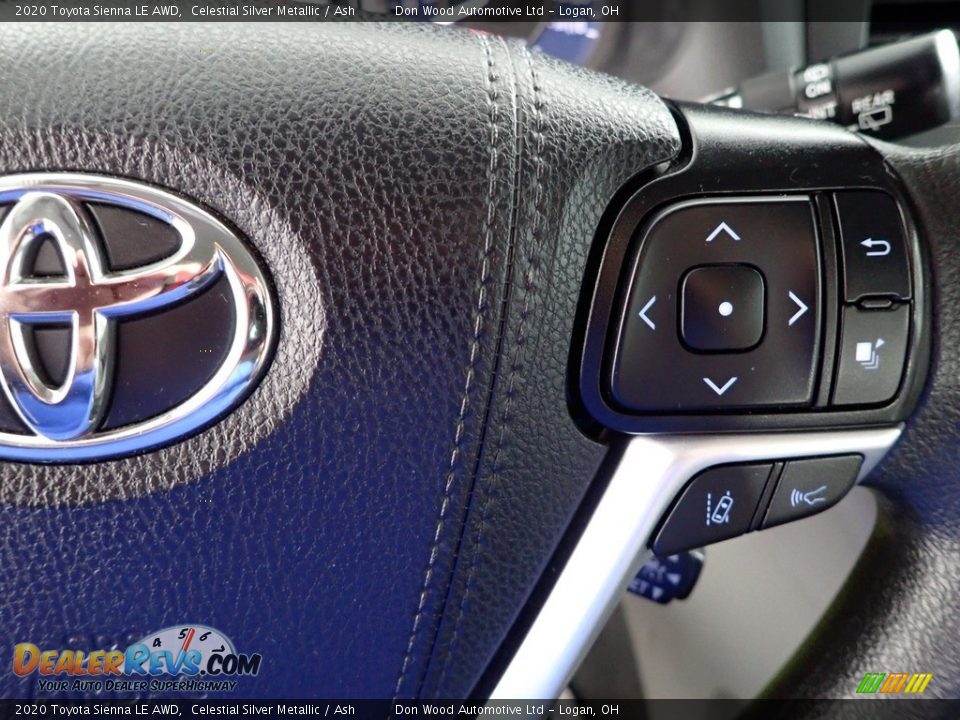 2020 Toyota Sienna LE AWD Celestial Silver Metallic / Ash Photo #17