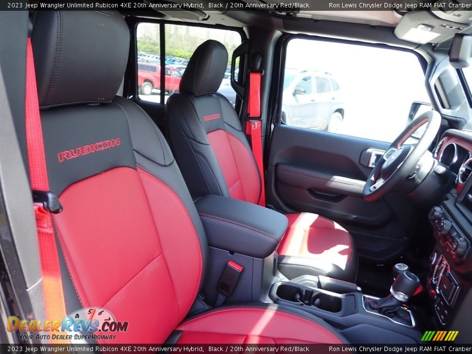 Front Seat of 2023 Jeep Wrangler Unlimited Rubicon 4XE 20th Anniversary Hybrid Photo #10