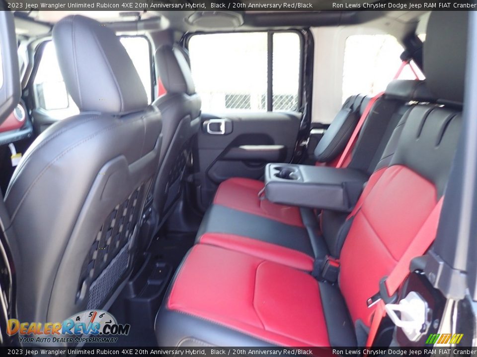 Rear Seat of 2023 Jeep Wrangler Unlimited Rubicon 4XE 20th Anniversary Hybrid Photo #12