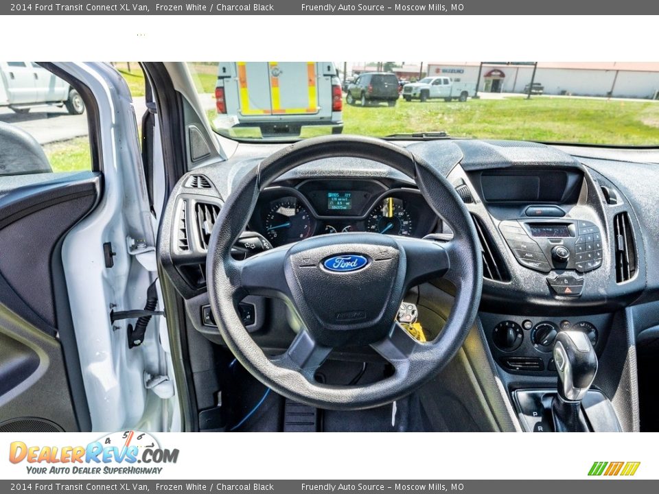 2014 Ford Transit Connect XL Van Frozen White / Charcoal Black Photo #27