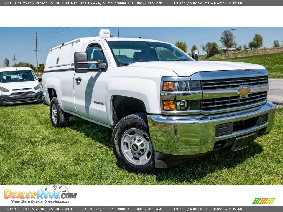 2015 Chevrolet Silverado 2500HD WT Regular Cab 4x4 Summit White / Jet Black/Dark Ash Photo #1