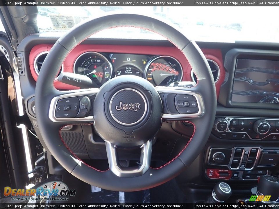 2023 Jeep Wrangler Unlimited Rubicon 4XE 20th Anniversary Hybrid Steering Wheel Photo #18