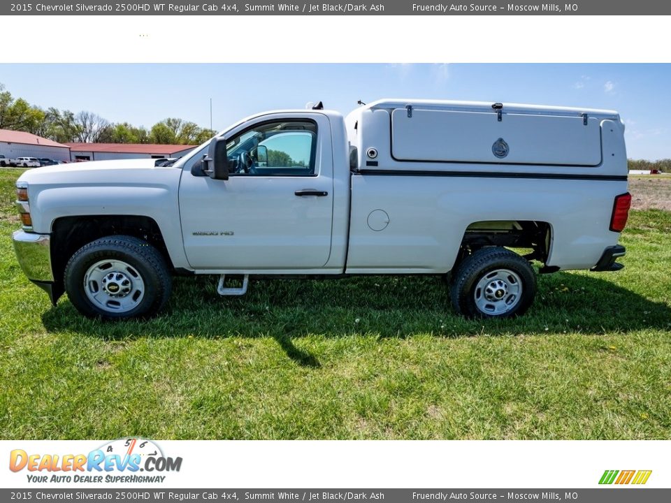 2015 Chevrolet Silverado 2500HD WT Regular Cab 4x4 Summit White / Jet Black/Dark Ash Photo #7