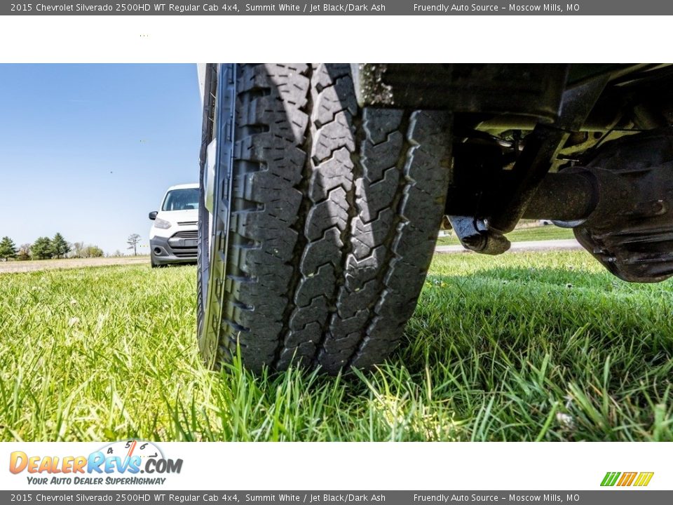 2015 Chevrolet Silverado 2500HD WT Regular Cab 4x4 Summit White / Jet Black/Dark Ash Photo #12