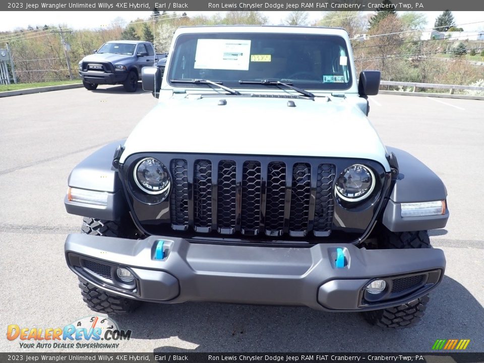 2023 Jeep Wrangler Unlimited Willys 4XE Hybrid Earl / Black Photo #8