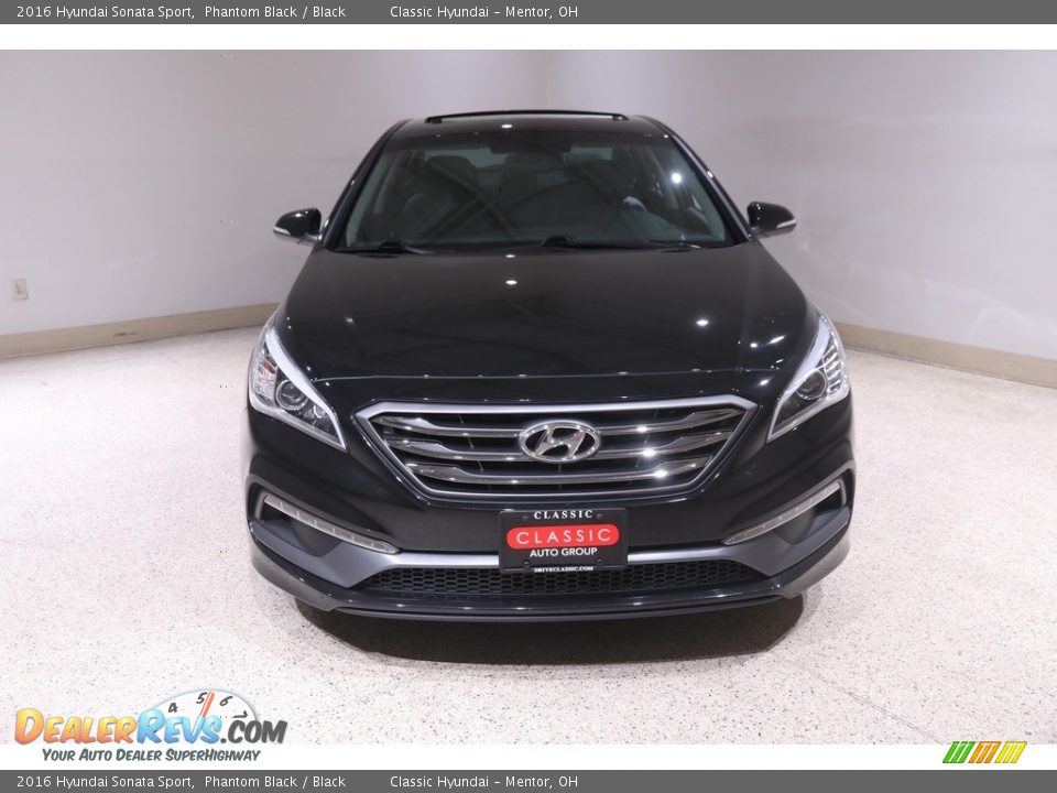 2016 Hyundai Sonata Sport Phantom Black / Black Photo #2