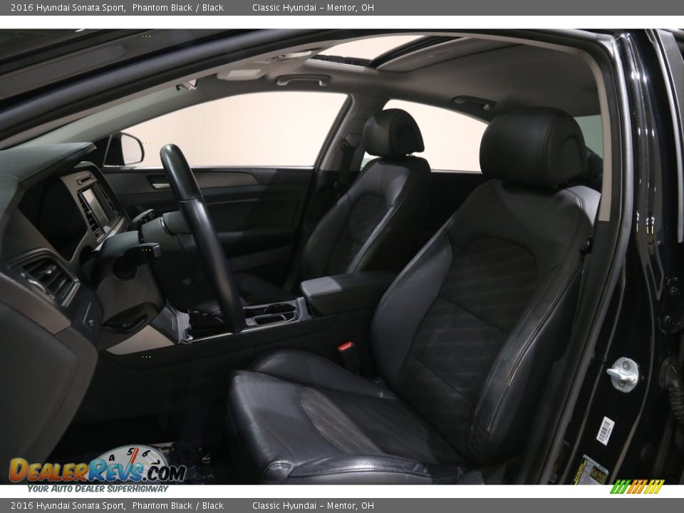 2016 Hyundai Sonata Sport Phantom Black / Black Photo #5