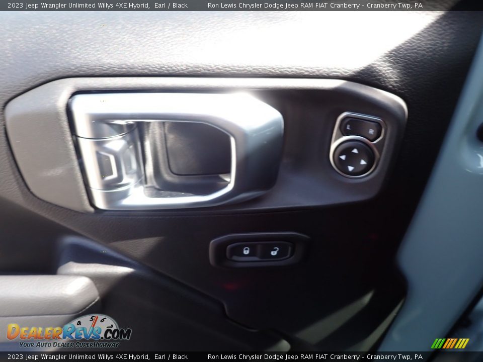 2023 Jeep Wrangler Unlimited Willys 4XE Hybrid Earl / Black Photo #14